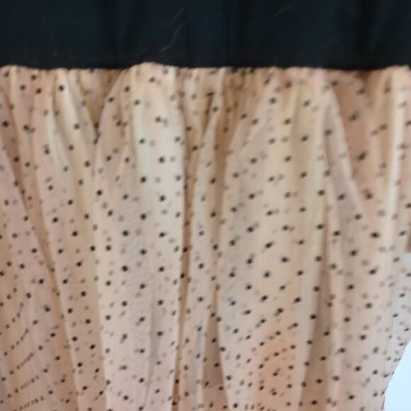 Festive Black & Gold Dress with Tights set - Picture 4 of 4